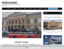 Tablet Screenshot of normanno.com